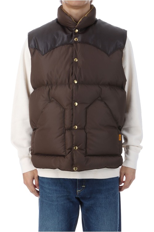 Rocky Mountain Featherbed / SD Down Vest - BROWN | セレクト