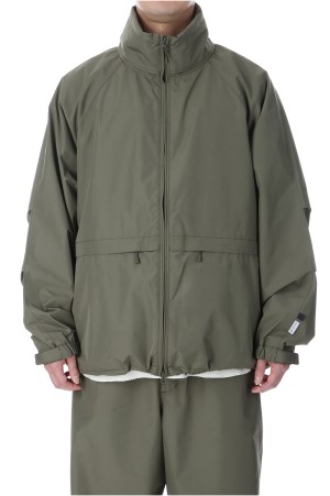 [ DAIWA PIER39 x Intention Line. ] WINDSTOPPER TECH WINDBREAKER JACKET - OLIVE (BJ-12025W-I)