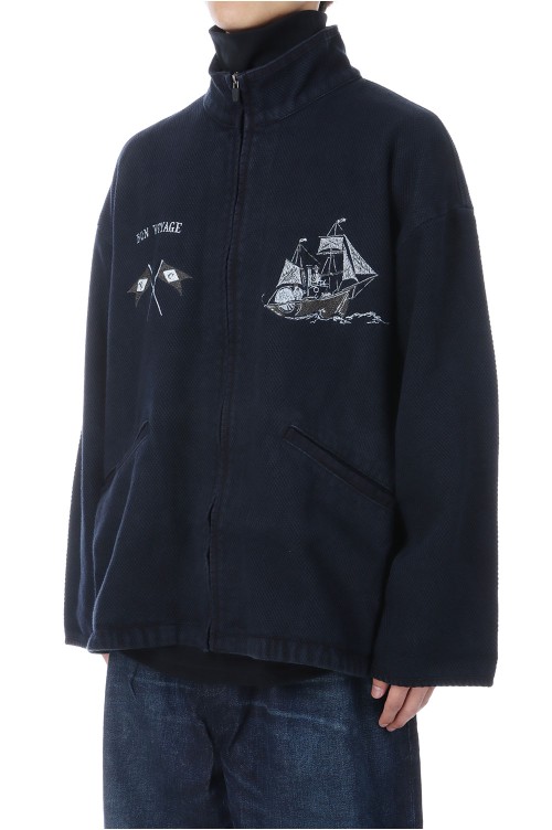 ジャケット・アウター PC KENDO ZIP UP JACKET DARK NAVY PC KENDO ZIP UP JACKET DARK NAVY Porter Classic PC KENDO ZIP UP
