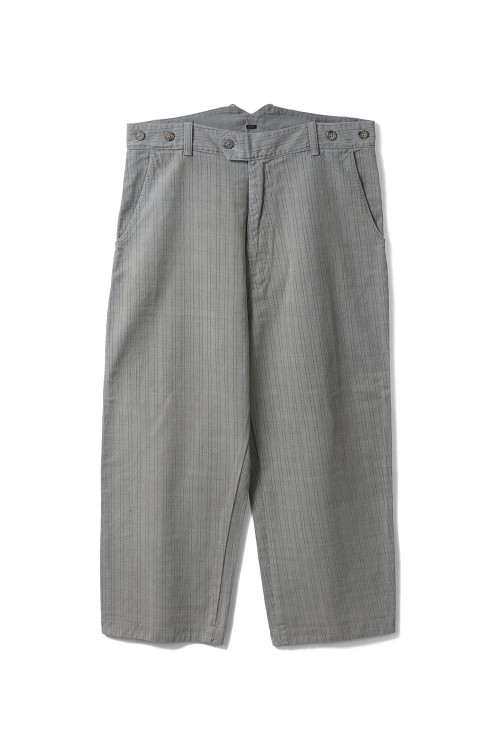 FADED STRIPE FATTY PANTS / GRAY (PC-003-3548) | セレクトショップ