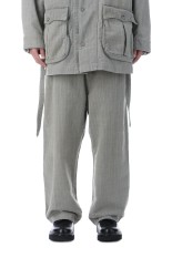 FADED STRIPE FATTY PANTS / GRAY (PC-003-3548)