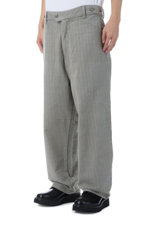 FADED STRIPE FATTY PANTS / GRAY (PC-003-3548) | セレクトショップ