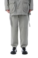 FADED STRIPE DUKE ELLINGTON PANTS / GRAY (PC-003-3549)