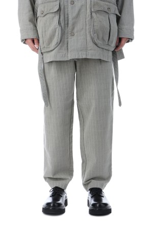 FADED STRIPE DUKE ELLINGTON PANTS / GRAY (PC-003-3549)