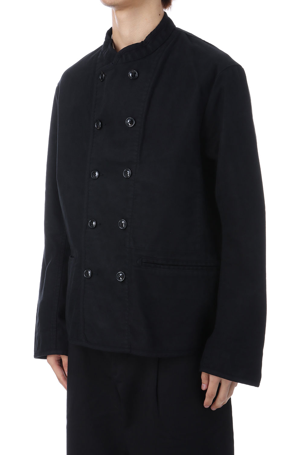 MOLESKIN SHORT RIDERS JACKET / BLACK (PC-019-3537) | セレクト