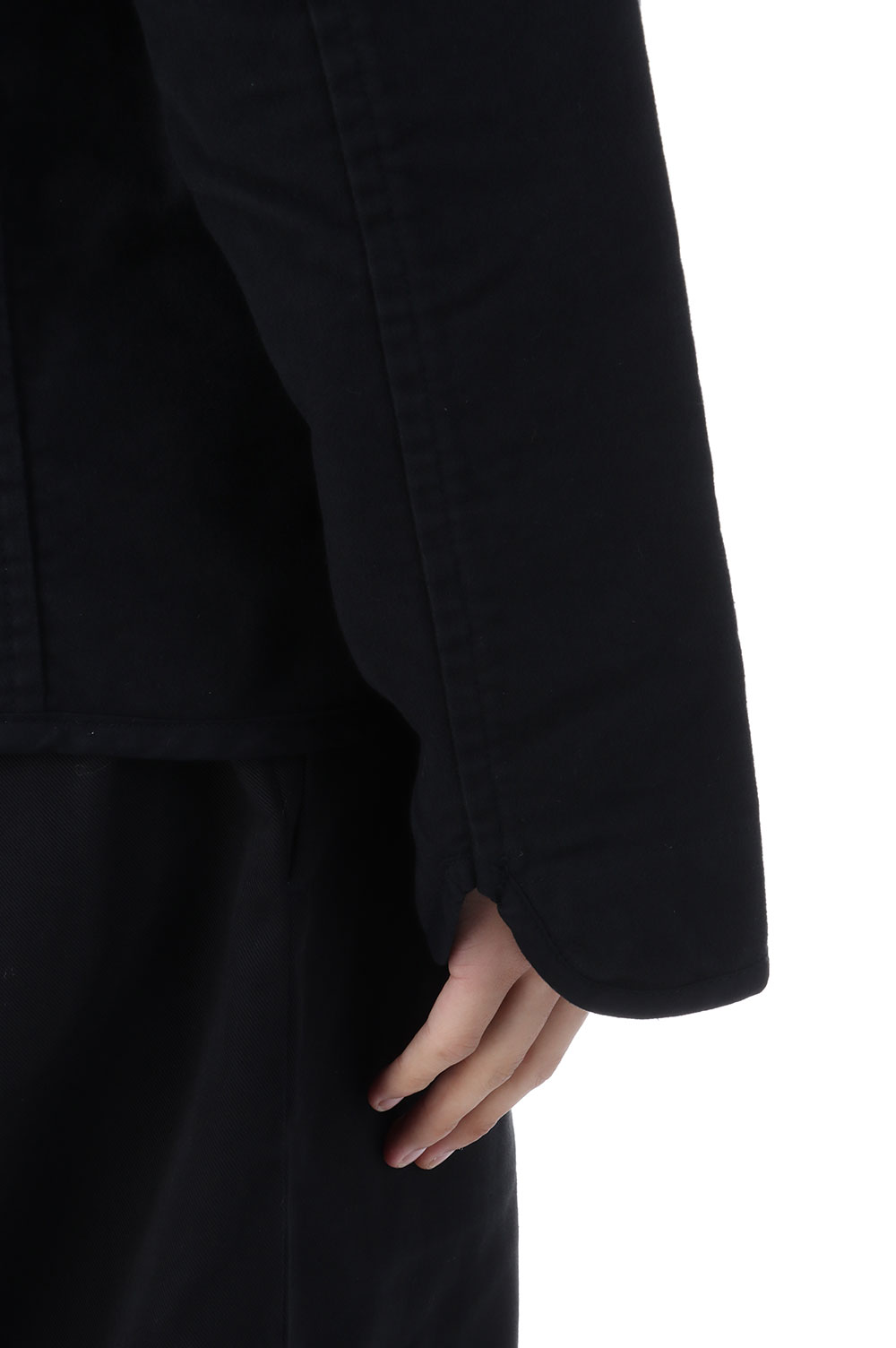 MOLESKIN SHORT RIDERS JACKET / BLACK (PC-019-3537) | セレクト