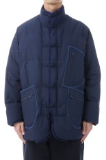 WEATHER CHINESE DOWN JACKET / NAVY (PC-026-2441)