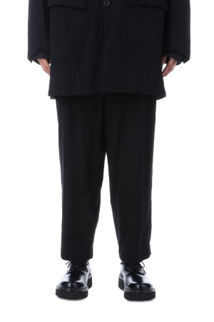 PIN STRIPE CLASSIC PANTS / BLACK (PC-031-3611)