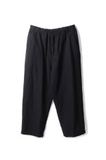 PIN STRIPE EASY PANTS / BLACK (PC-031-3612)