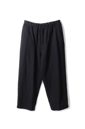 PIN STRIPE EASY PANTS / BLACK (PC-031-3612)