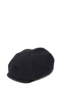 PIN STRIPE CASQUETTE / BLACK (PC-031-3652)