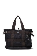 SUPER NYLON TOTE BAG / BLACK (PC-015-265)