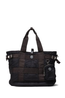 SUPER NYLON TOTE BAG / BLACK (PC-015-265)