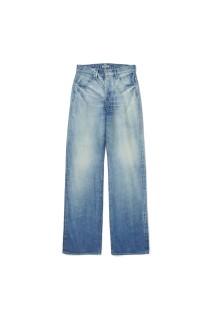 SELVEDGE FADED HEAVY DENIM PANTS - FADED INDIGO (A25AP04DH)
