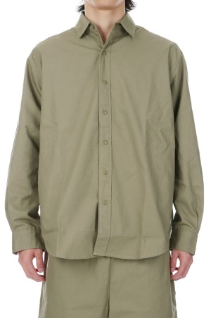 NEW BASIC SNAP SHIRTS  - KHAKI (ACY-25SS-001)