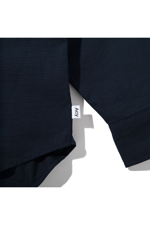 NEW BASIC SNAP SHIRTS - NAVY (ACY-25SS-001) | セレクトショップ 