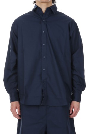 NEW BASIC SNAP SHIRTS  - NAVY (ACY-25SS-001)