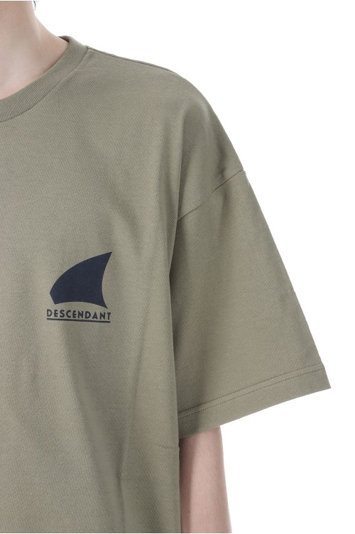 DESCENDANT GENNAKER SS Tシャツ オリーブドラブ SPOT 】GENNAKER SS - OLIVE DRAB (251ATDS-STM04S) | セレクト