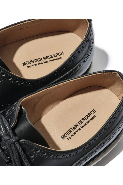 Mountain Research New One ウイングチップ 黒 新作入荷🔥 👞 New One #1 / Mountain Research クラシックなウィング