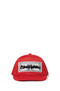FASTHAND SCRIPT DOLLAR BILL MESH CAP/ RED (BEPSS25AC69)