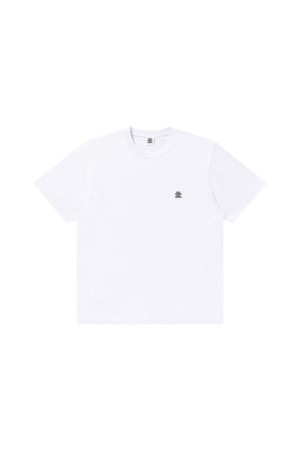 HEAVY WEIGHT SMALL OG LABEL TEE/ WHITE (BEPSS25TE40)
