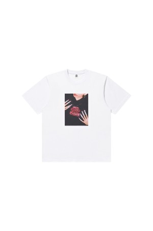 FRONT ROW GEM PHOTO TEE/ WHITE (BEPSS25TE53)
