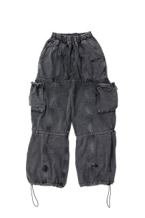 CPG ANOMALY CORD SWEAT PANTS - BLACK (25AW-CPG-10 / FS1890)