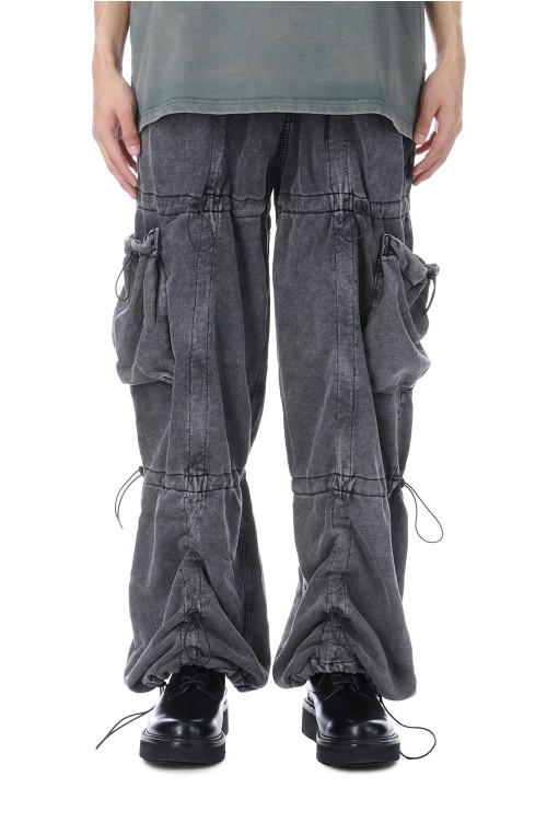 CPG ANOMALY CORD SWEAT PANTS - BLACK (25AW-CPG-10 / FS1890