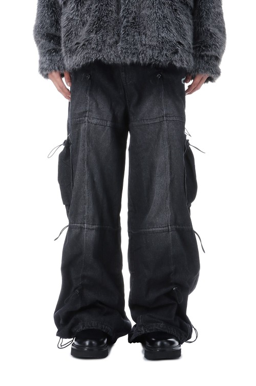 CPG ANOMALY CORD DENIM PANTS 25AW - BLACK (25AW-CPG-07 / FS1894
