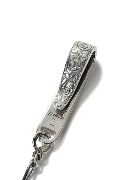 Engraved Narrow Wallet Chain (Short) / Silver (RX-205) | セレクト