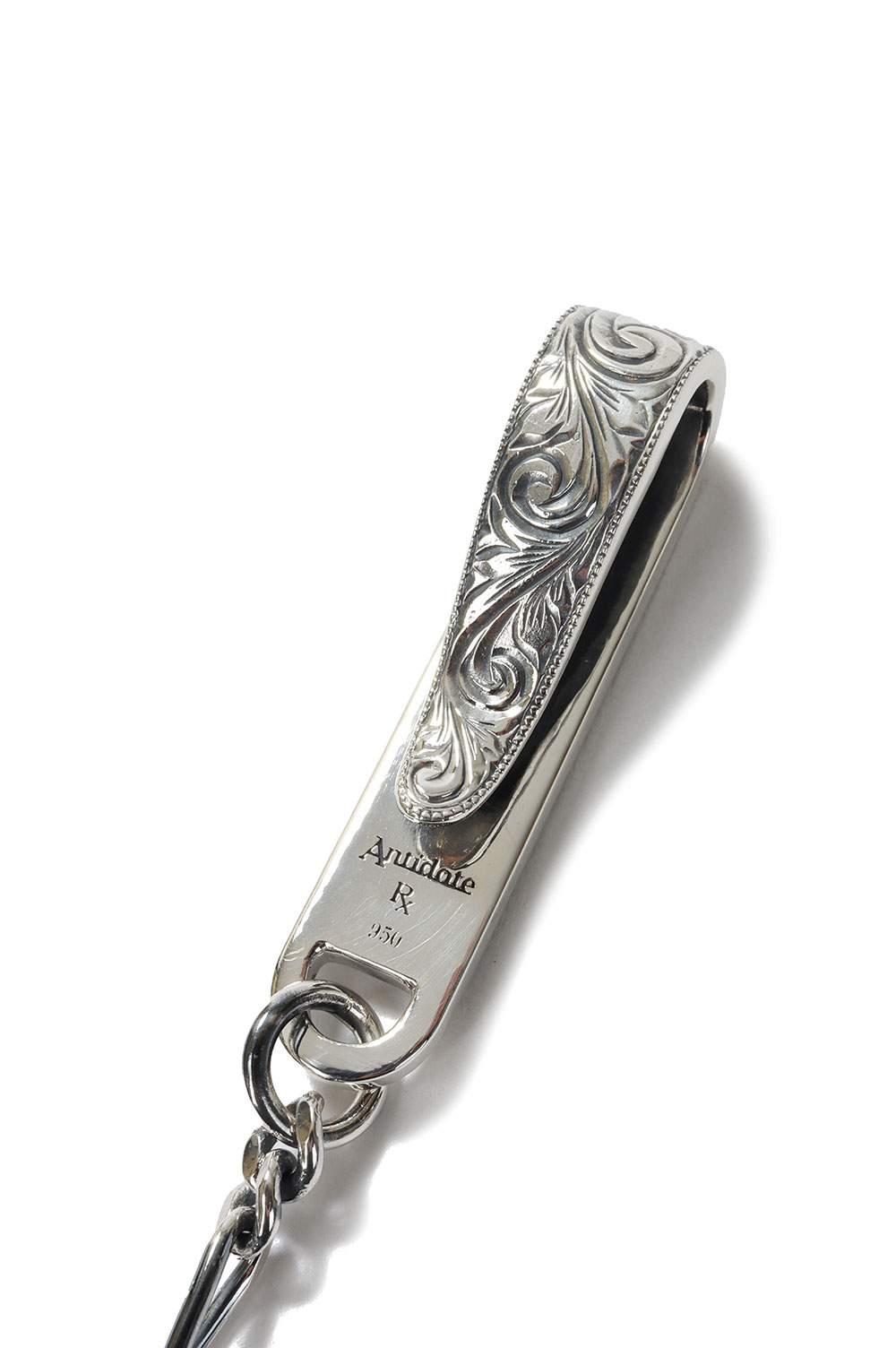 Engraved Narrow Wallet Chain (Short) / Silver (RX-205) | セレクト
