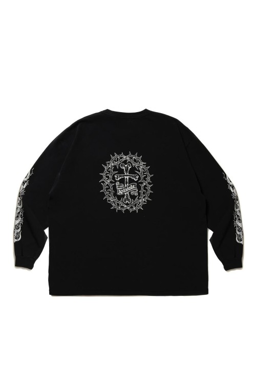 トップス Fade Wash L/S Tee (Skull Jesus) Fade Wash L/S Tee (Skull Jesus) / Black (ABCAW25CT04) | セレクト
