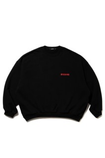 Over Sized Logo Crew Neck Sweatshirt / Black (ABCAW25OS03)