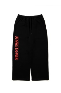 Over Sized Logo Sweat Pants / Black (ABCAW25OS05)