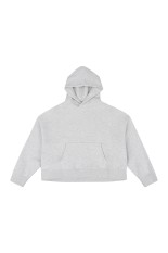 HEAVY HOOD / HEATHER GREY (UNU-25-1012-HG)