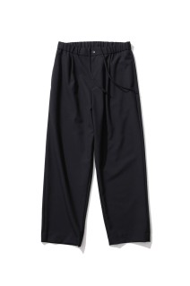 WOOL TORPICAL LOOSE FIT PANTS - BLACK(005) (PRAGGW0700)