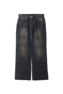 FLARE DENIM JEANS - BLACK (ST.1235)