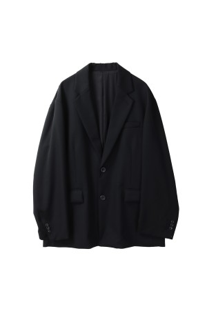 OVERSIZED SINGLE BREASTED JACKET - BLACK (ST.1251)