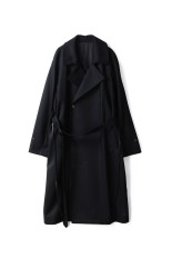 OVERSIZED DOUBLE BREASTED COAT - BLACK (ST.1202)