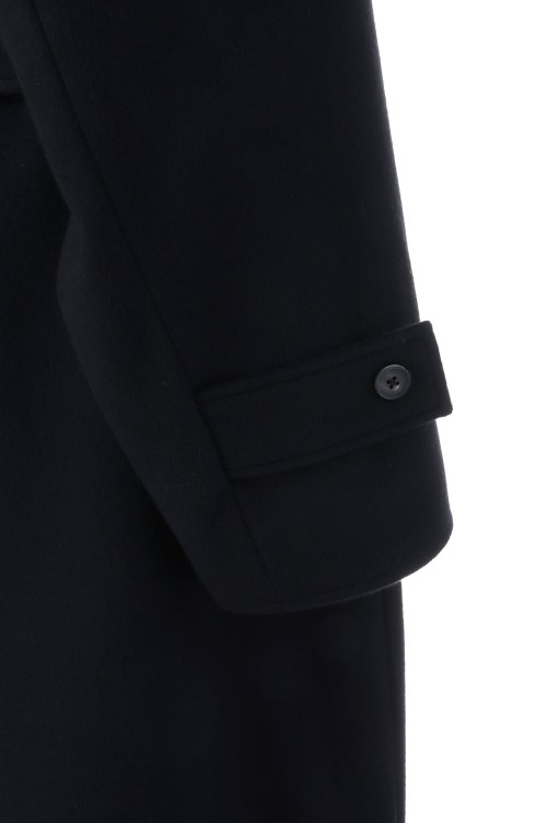 OVERSIZED PEAK LAPEL COAT - BLACK (ST.1206) | セレクトショップ