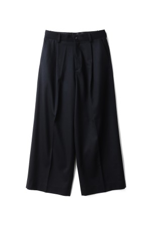 W/CA BEAVER EXTRA WIDE TROUSERS - BLACK (ST.1255)