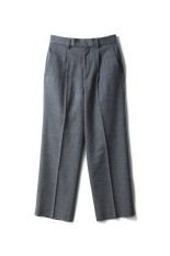 W/CA BEAVER STRAIGHT TROUSERS - GREY (ST.1261)