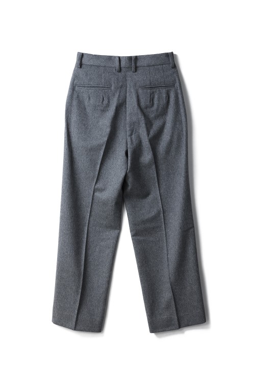 新品 ssstein W/CA BEAVER STRAIGHT TROUSERS ssstein シュタイン】 W/CA BEAVER STRAIGHT TROUSERS / BLACK