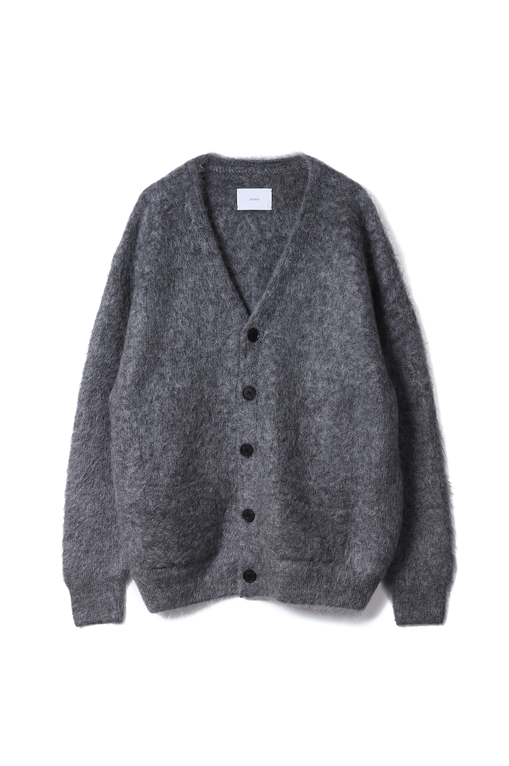 KID MOHAIR KNIT V NECK CARDIGAN - GREY (ST.1300) | セレクト