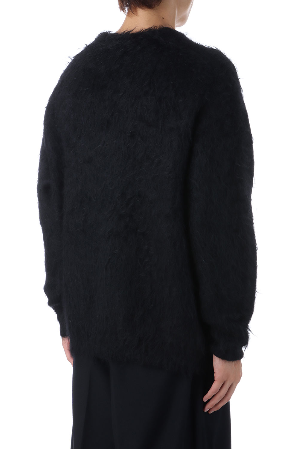 トップス ssstein kid mohair knit v neck cardigan ssstein / シュタイン】KID MOHAIR KNIT V NECK CARDIGAN - GREY