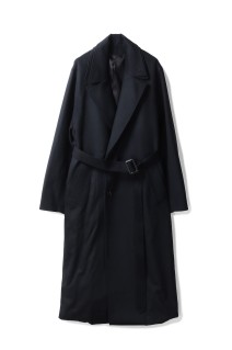 OVERSIZED LAYERED COMBINATION COAT - BLACK (ST.1210)