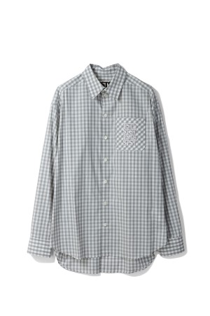 TSTS GINGHAM SHIRT - GRAY GINGHAM (25AMM0203)