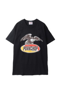 EAGLE LOGO POCKET TEE / BLACK