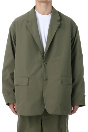 TECH LOOSE 2B JACKET RIPSTOP - OLIVE (BJ-30025W)