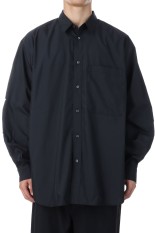 TECH REGULAR COLLAR SHIRT L/S - BLACK (BE-83025W)